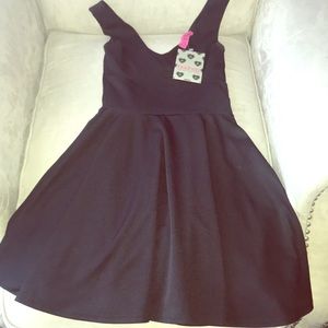 BooHoo flit and flare dress.